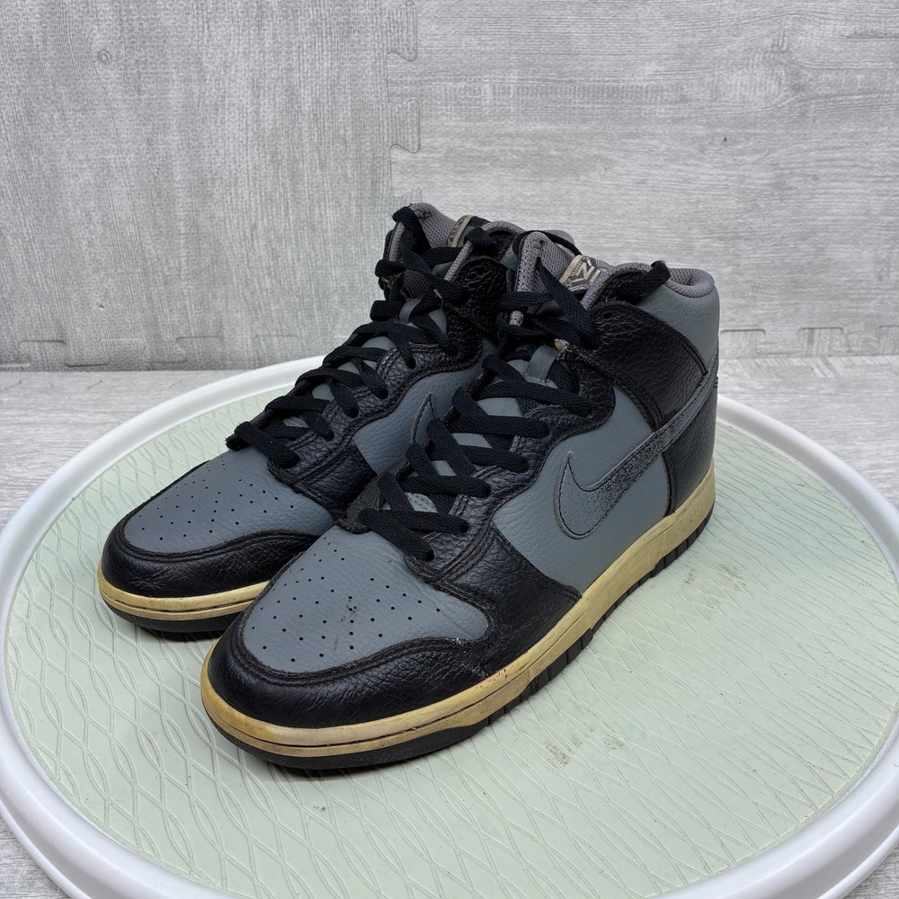 Nike Dunk High Retro Mens 9 Gray Black 50 Years of Hip Hop Leather DV7216-001